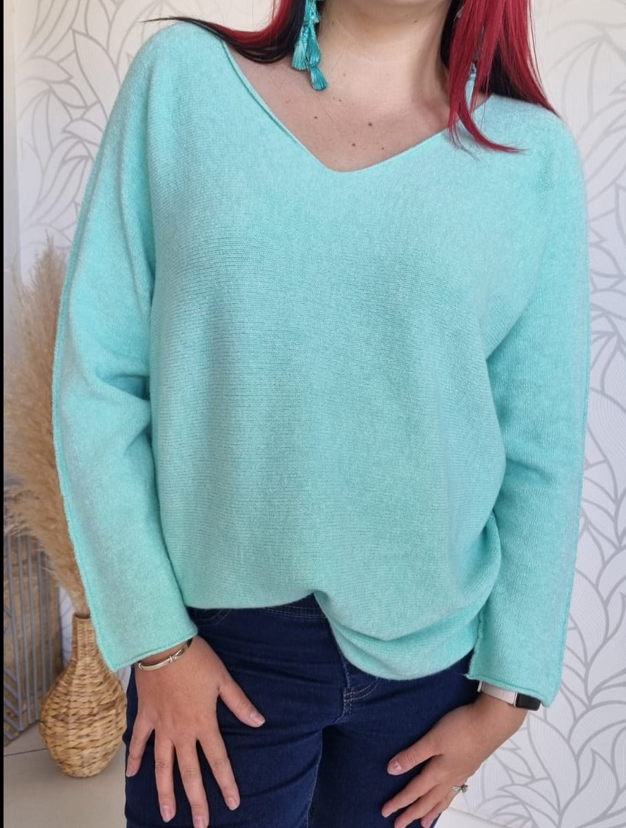 Cici Soft Knit - Aqua