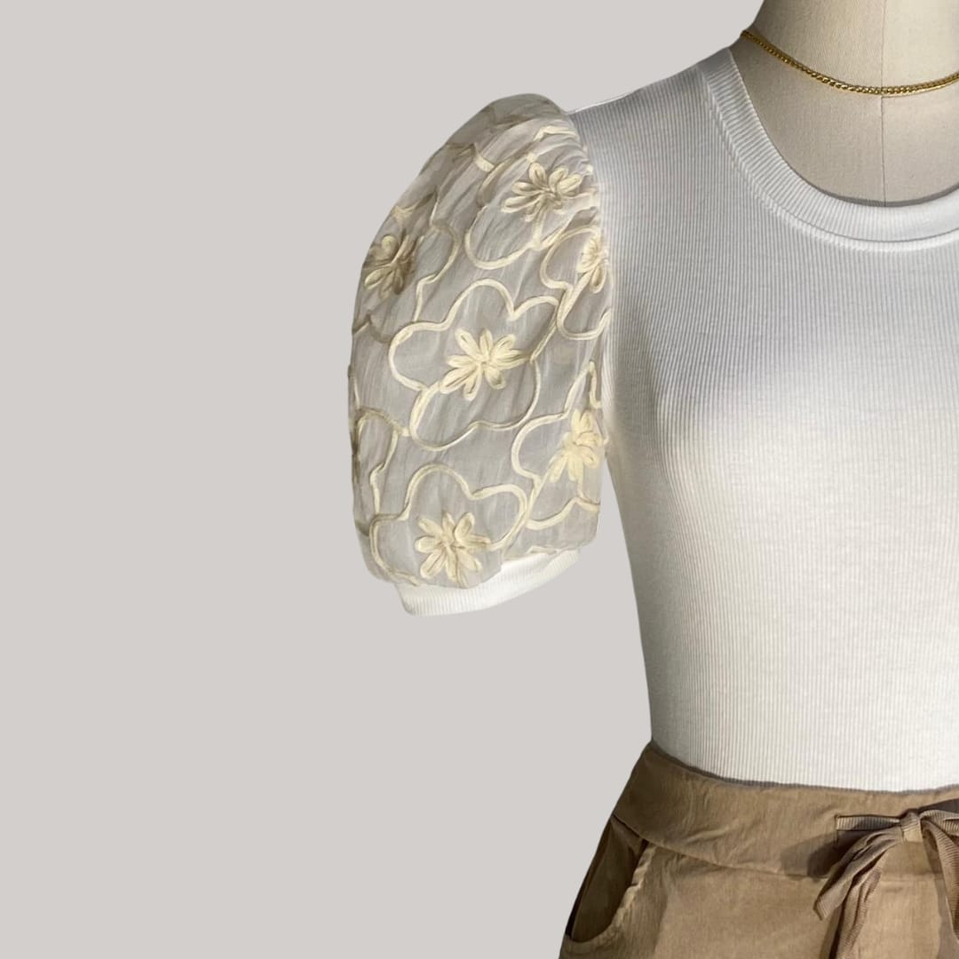 Avery Top - White