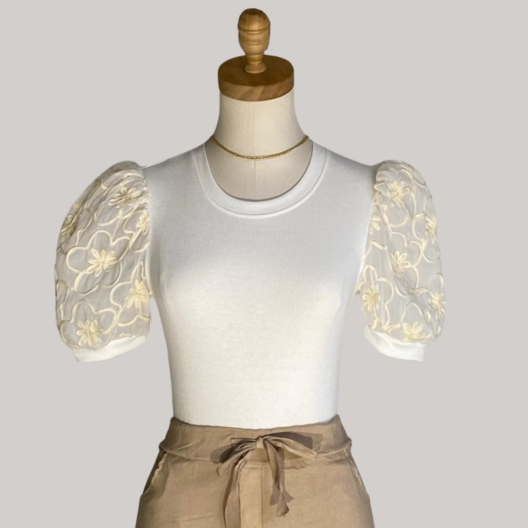 Avery Top - White