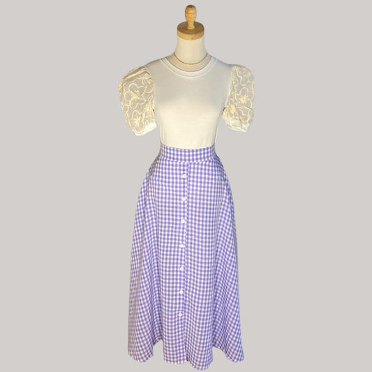 Audrey Maxi Skirt - Violet