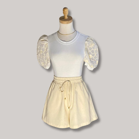 Niki Shorts - Oatmeal