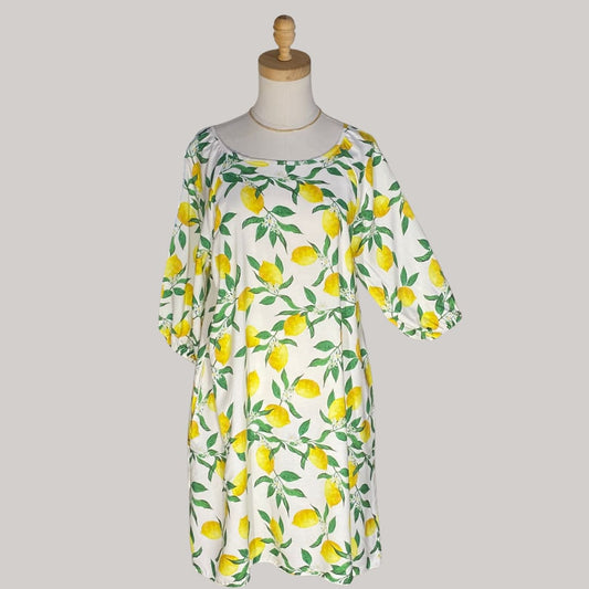 La Limone Italian Dress - White - MADE IN ITALY