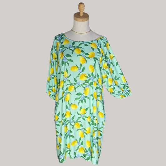 La Limone Italian Dress - Green - MADE IN ITALY