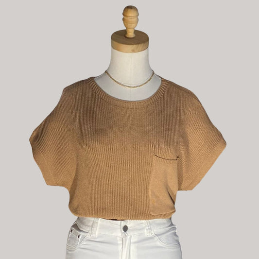 Janet Top - Toffee Brown