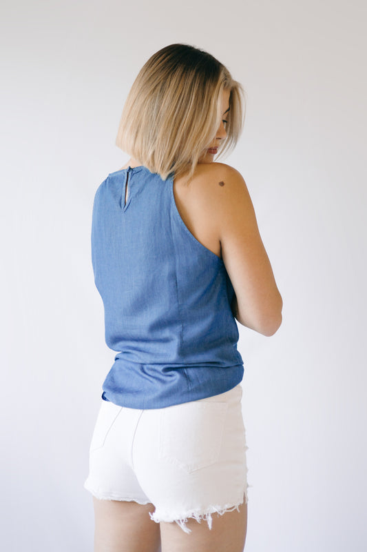 Chambary Cami Top - Denim