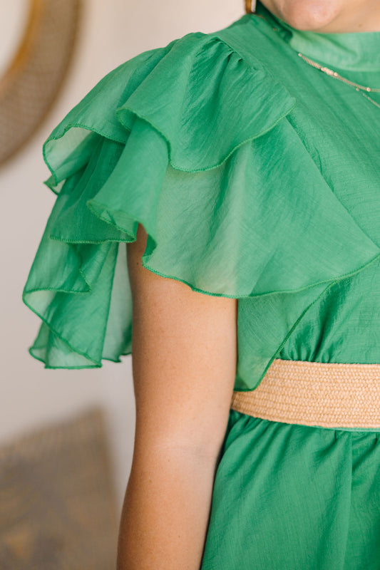 Green Midi Dress