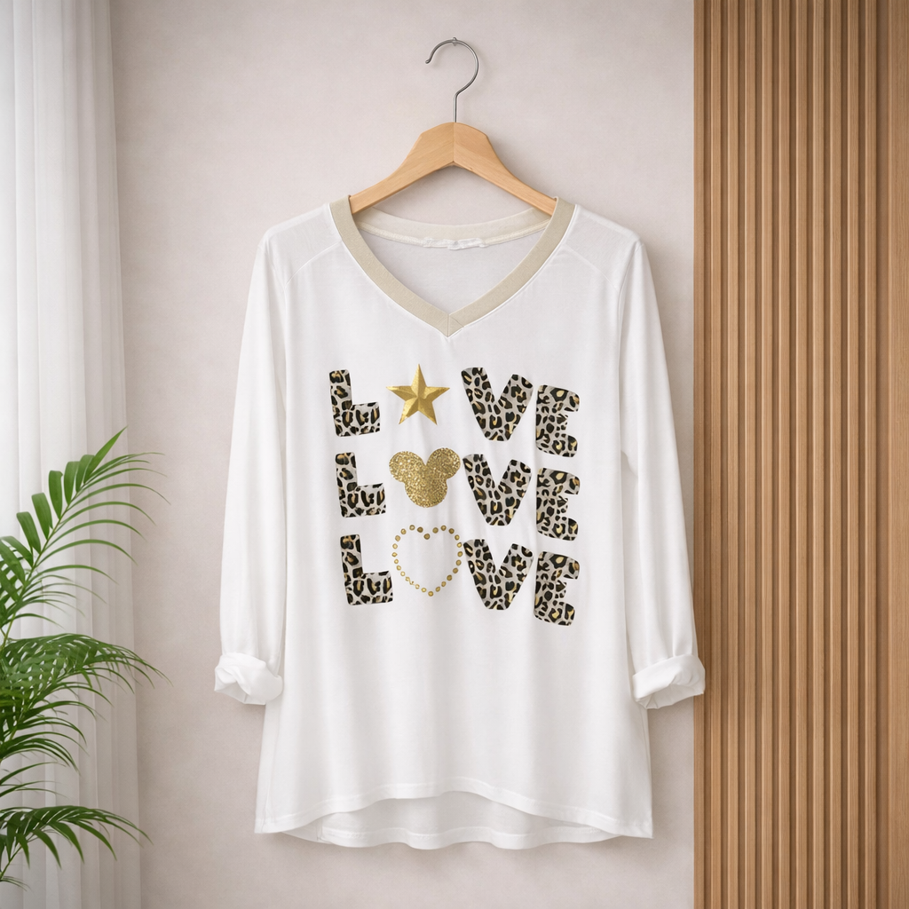 Love Top | Made In Italy | White