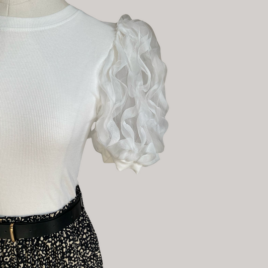 Frill T - White