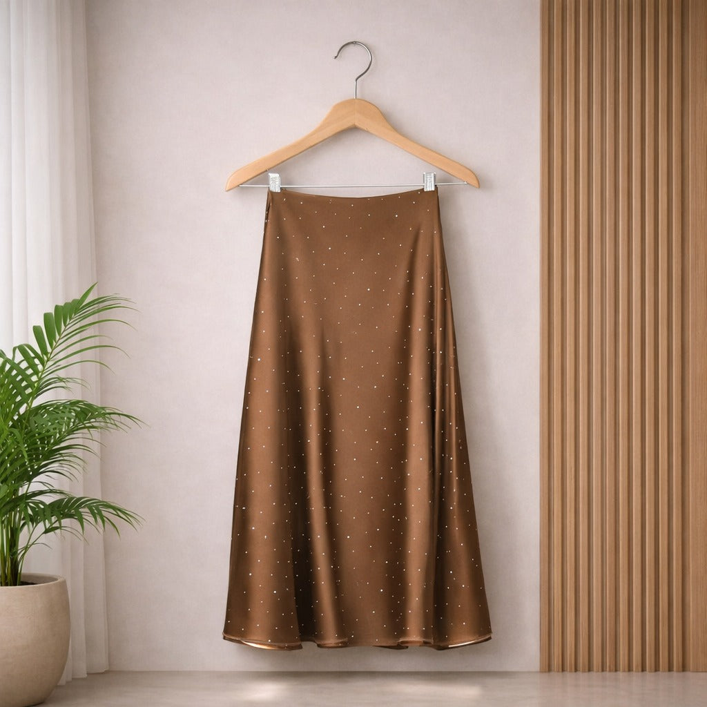 THE STARDUST SKIRT – Chocolate