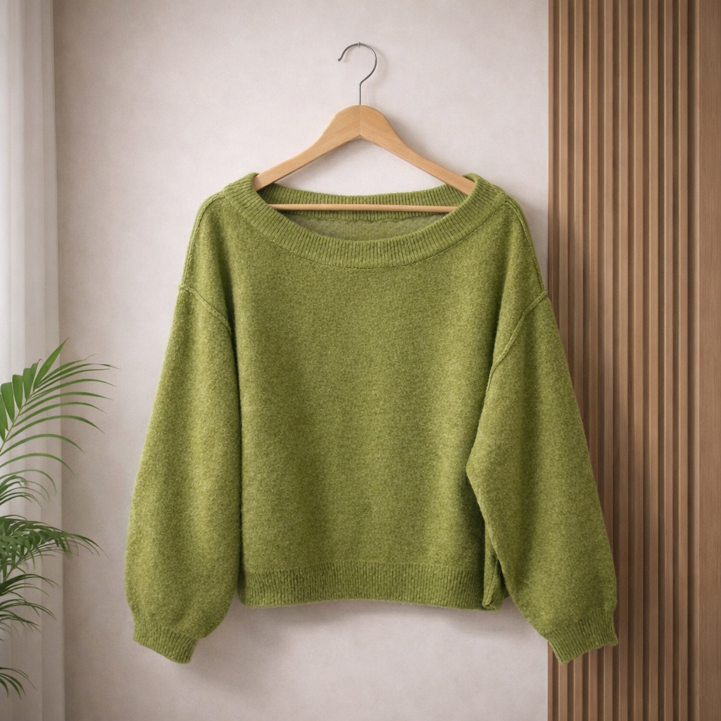 Olive Wide Knit