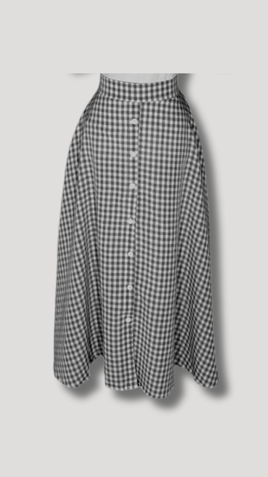 Audrey Maxi Skirt - Black